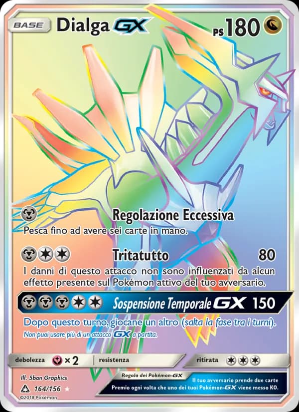 Dialga GX card in Italian