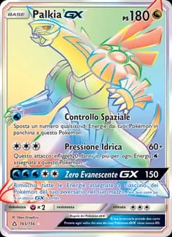 Palkia GX card in Italian