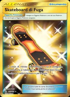 Skateboard di Fuga card in Italian