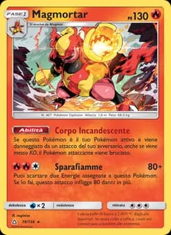 Magmortar card in Italian
