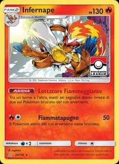 Infernape card in Italian