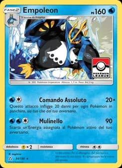 Empoleon card in Italian