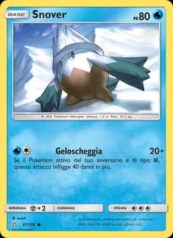 Snover card in Italian