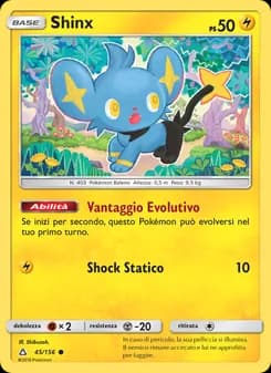 Shinx card in Italian