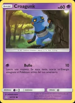 Croagunk card in Italian