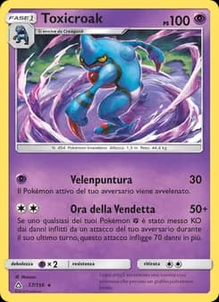 Toxicroak card in Italian
