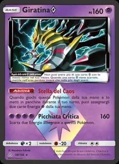 Giratina ◇ card in Italian