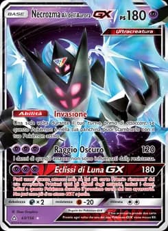 Necrozma Ali dell’Aurora GX card in Italian