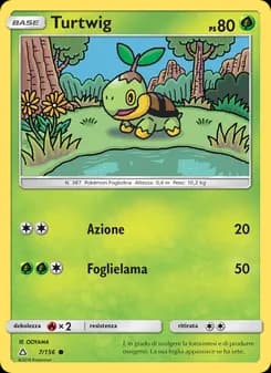 Turtwig card in Italian