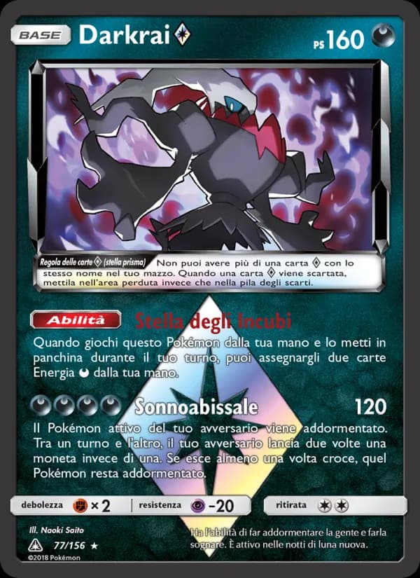 Darkrai ◇ card in Italian