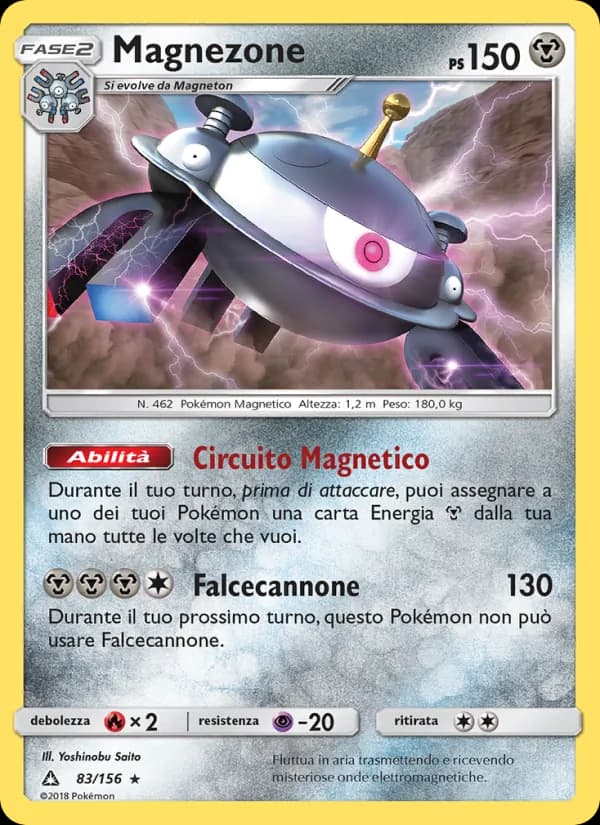 Magnezone card in Italian