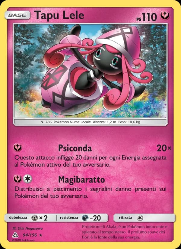 Tapu Lele card in Italian