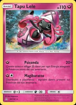 Tapu Lele card in Italian