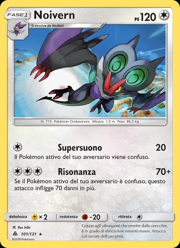 Noivern card in Italian