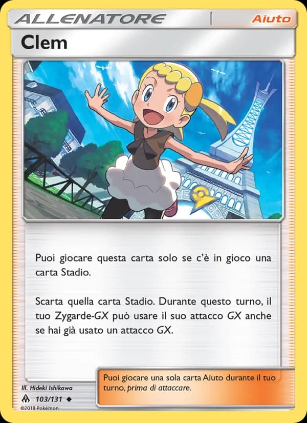 Clem card in Italian