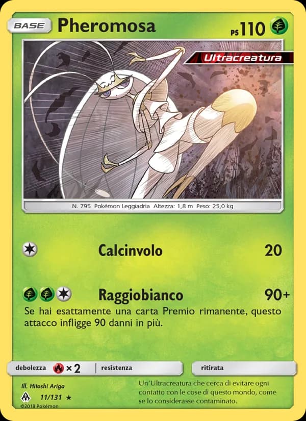 Pheromosa card in Italian
