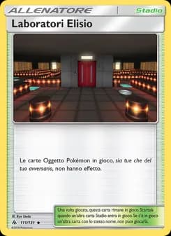 Laboratori Elisio card in Italian