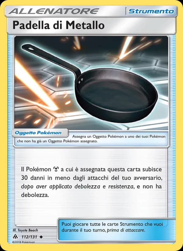 Padella di Metallo card in Italian