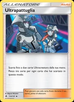 Ultrapattuglia card in Italian