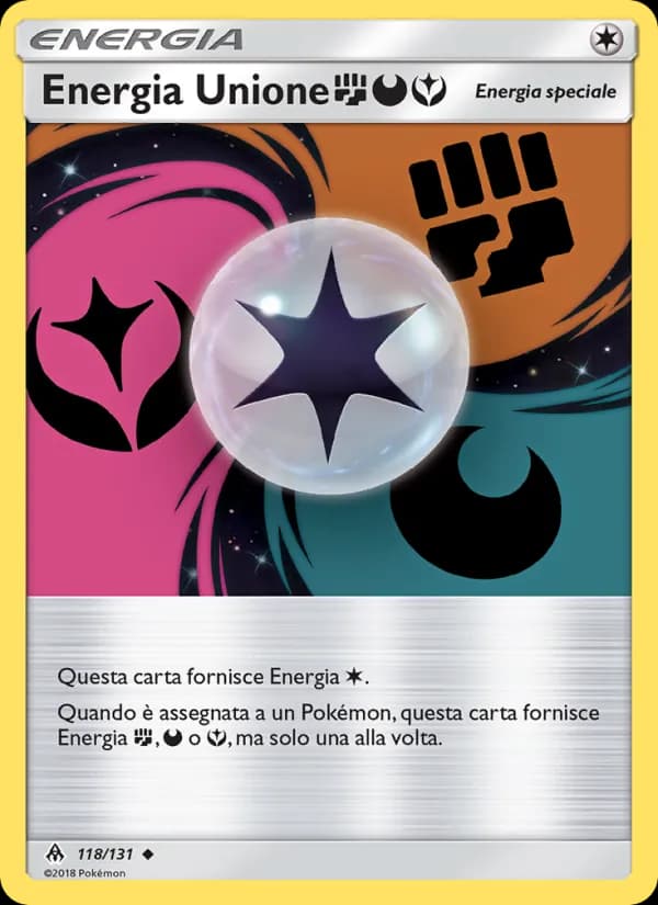 Energia Unione FightingDarknessFairy card in Italian