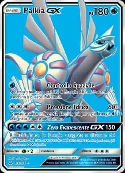 Palkia GX card in Italian
