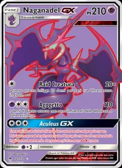 Naganadel GX card in Italian