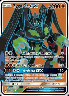 Zygarde GX card in Italian