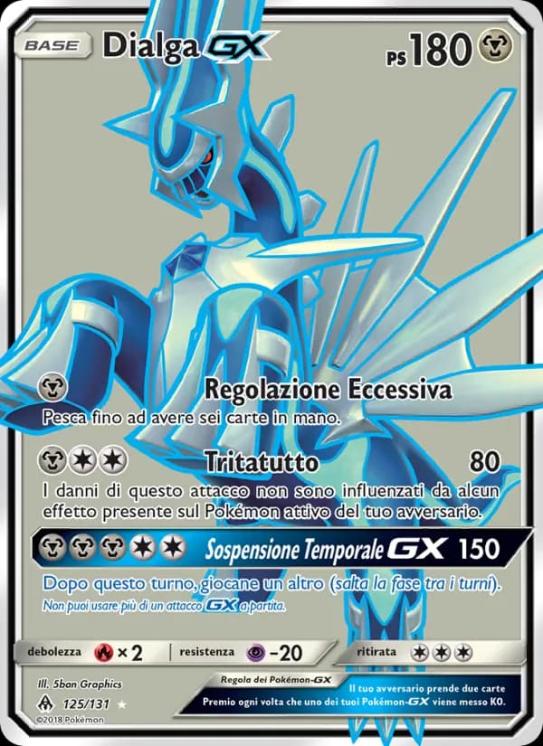 Dialga GX card in Italian