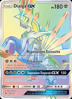 Dialga GX card in Italian
