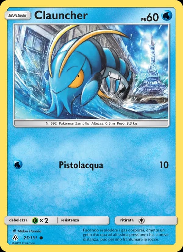 Clauncher card in Italian
