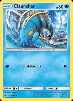 Clauncher card in Italian