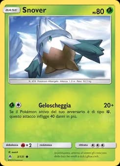 Snover card in Italian