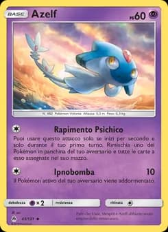 Azelf card in Italian