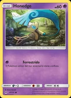Honedge card in Italian