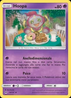 Hoopa card in Italian