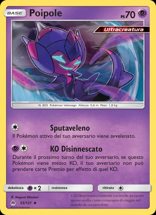 Poipole card in Italian
