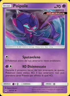 Poipole card in Italian