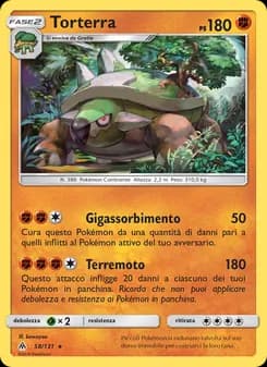 Torterra card in Italian