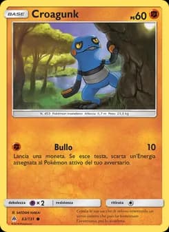 Croagunk card in Italian