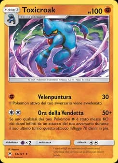 Toxicroak card in Italian