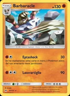 Barbaracle card in Italian