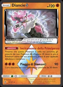 Diancie ◇ card in Italian