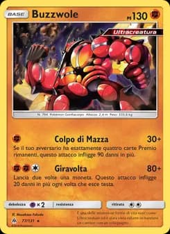 Buzzwole card in Italian