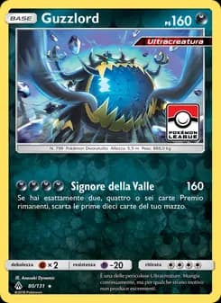 Guzzlord card in Italian