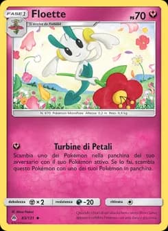 Floette card in Italian