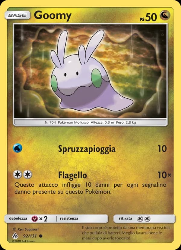 Goomy card in Italian