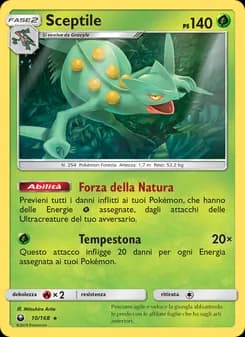 Sceptile card in Italian