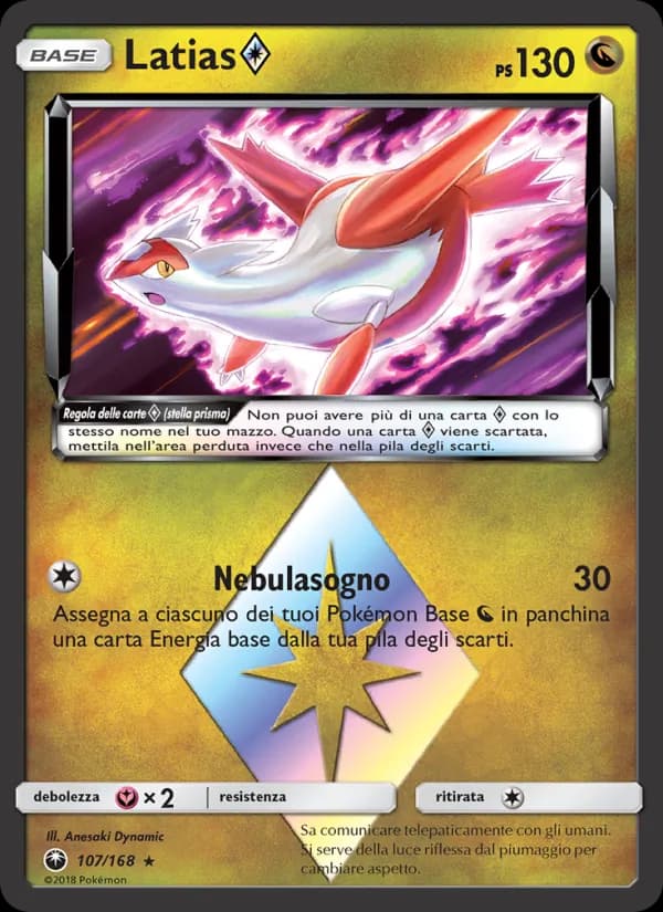 Latias ◇ card in Italian