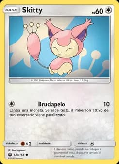 Skitty card in Italian