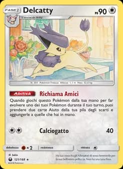 Delcatty card in Italian